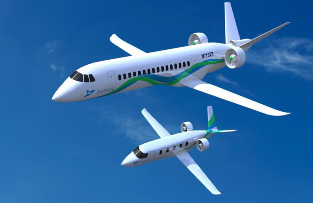 Zunum's hybrid-electric aircraft @dtdchange/Twitter.com